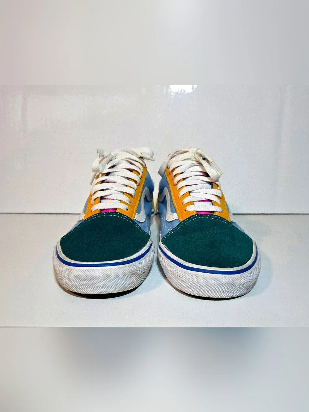 Vans Old Skool Colorblock Sneakers Mens 8.5/Womens 10 Multicolor Shoes